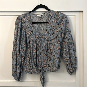 American Eagle Floral Top Size XS